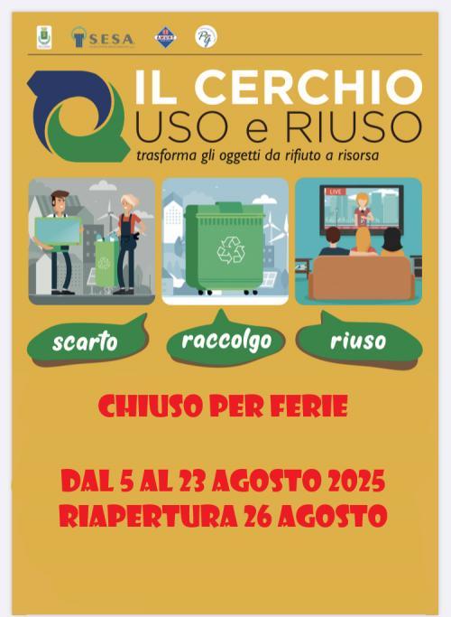CHIUSURA CENTRO DEL RIUSO