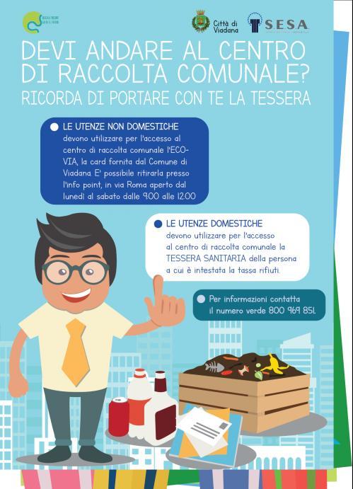 NOVITA\' SULL\'ACCESSO AL CENTRO DI RACCOLTA COMUNALE