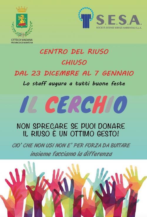 CHIUSURA PER FESTIVITA\'
