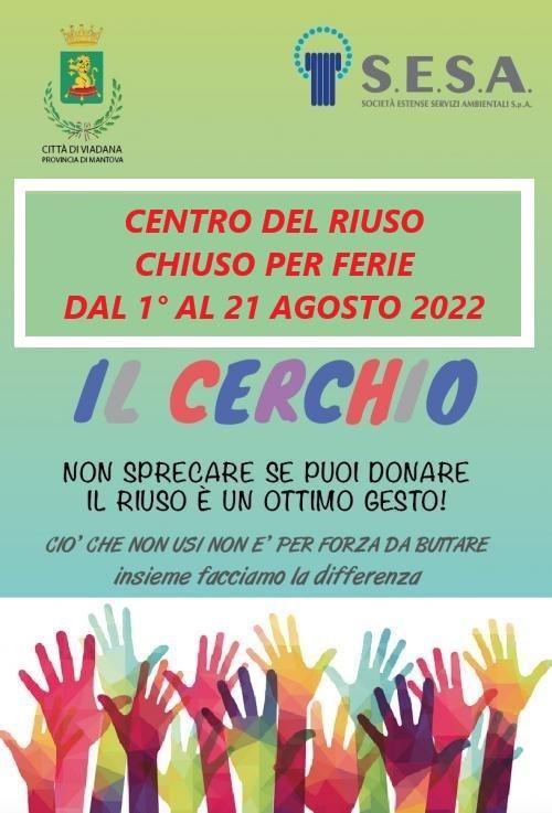 IL CERCHIO - CHIUSURA PER FERIE